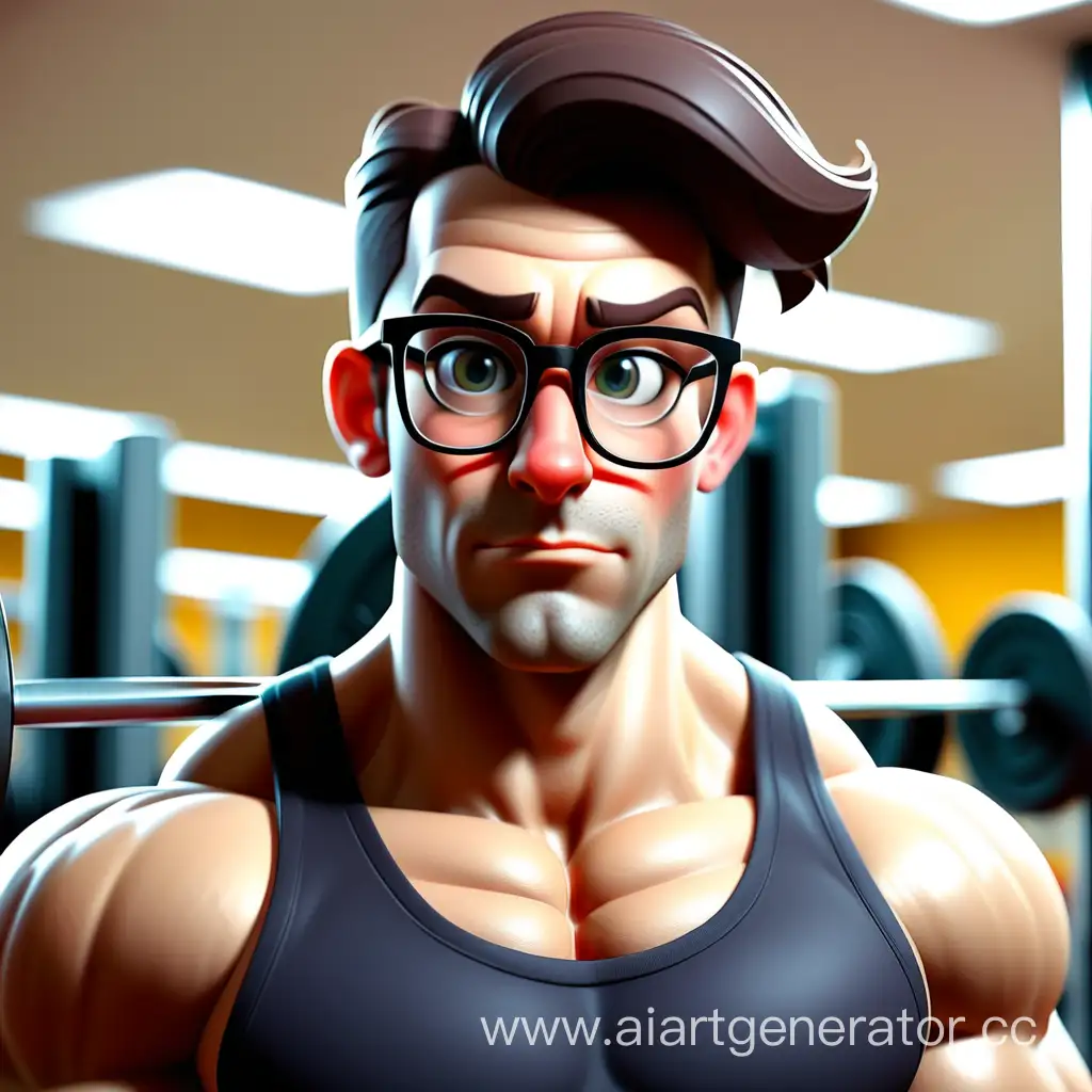 FitnessFocused-Nerd-with-Glasses-Working-Out