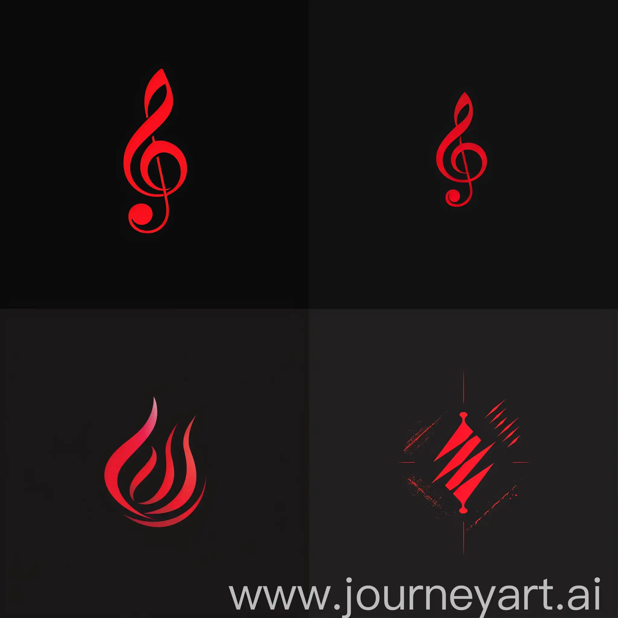 Minimalist-Music-Logo-in-Red-and-Black-Style