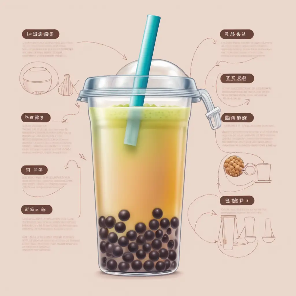 Bubble Tea Making Process Vibrant Steps to Craft Delicious Tapioca Drinks