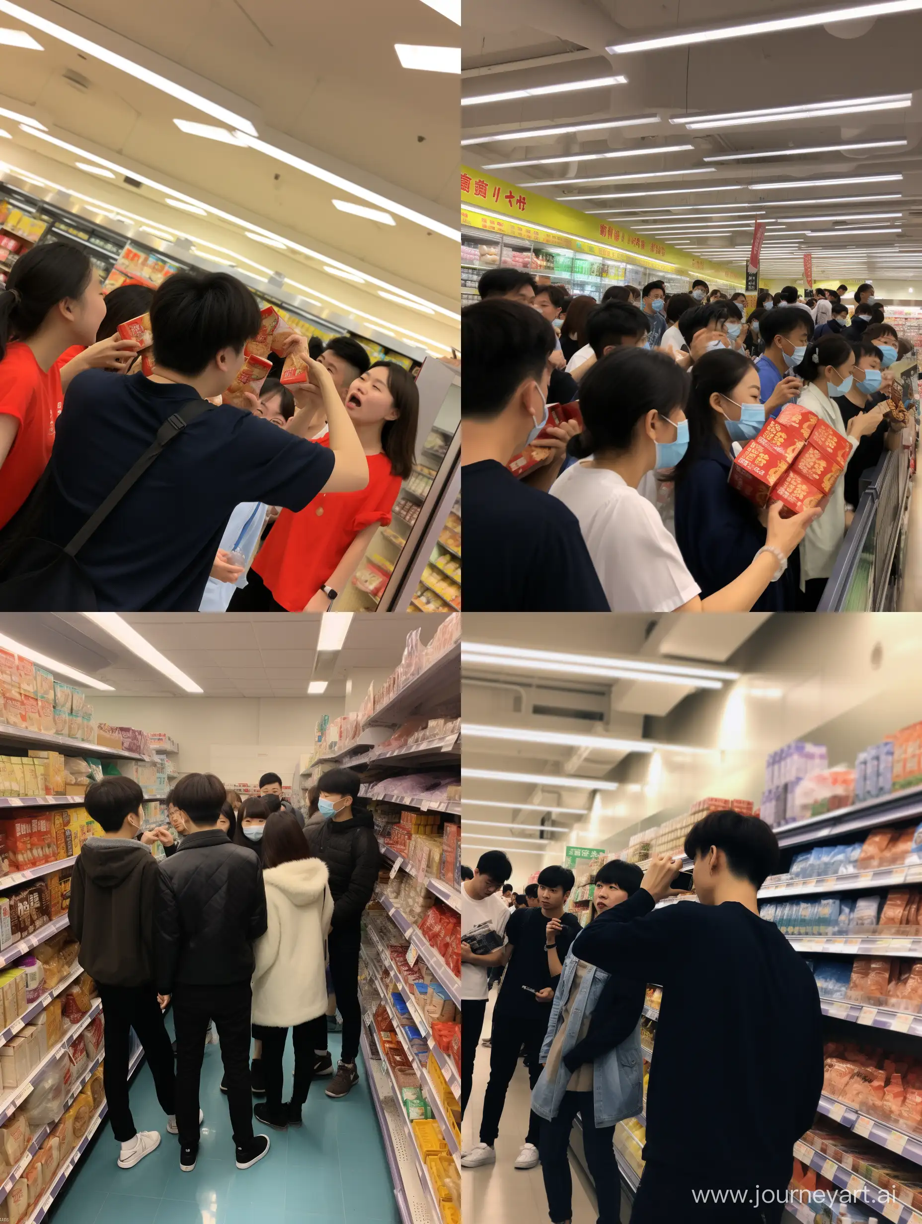 Vibrant-Snapshot-People-Exploring-a-Chinese-Grocery-Store-in-2023