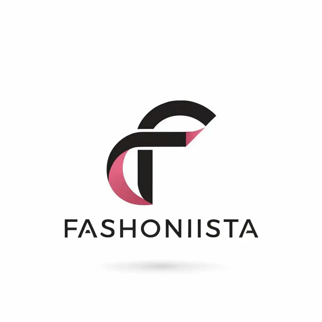 a logo design,with the text "Fashionista", main symbol:Fashionista,Minimalistic,clear background