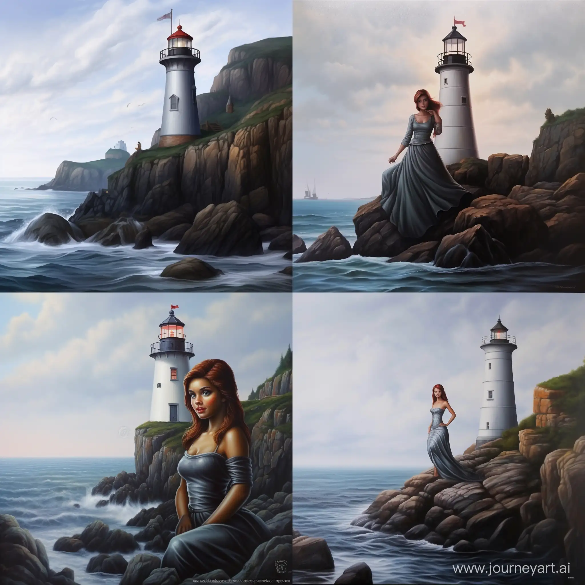 Enchanting-Mermaid-Pose-by-the-Seaside-with-Photorealistic-Details