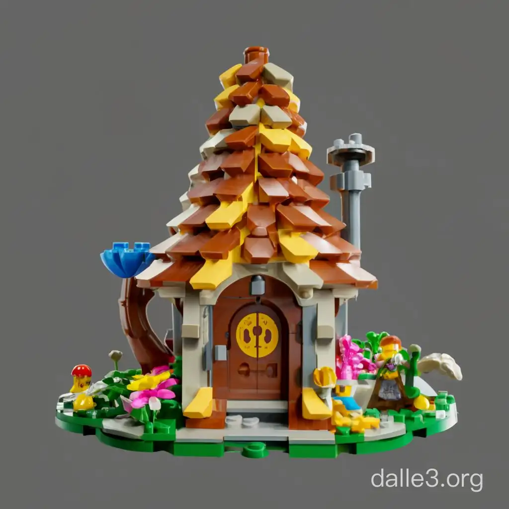 Lego style gnome house
