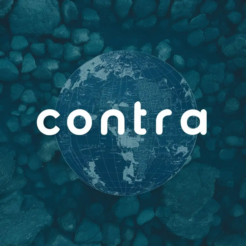 logo, map, with the text "Contra", typography, be used in Education industry