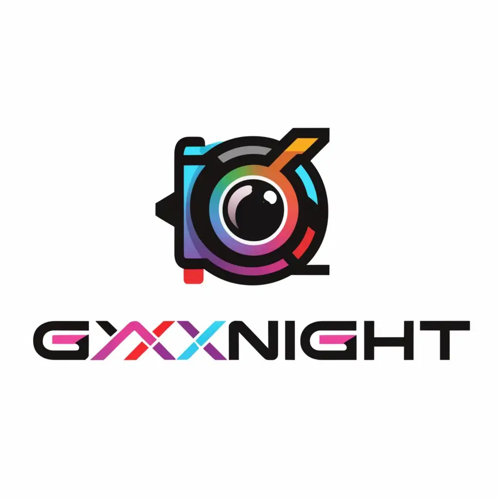 a logo design,with the text "gxxxnight", main symbol:live cam girls,Moderate,clear background