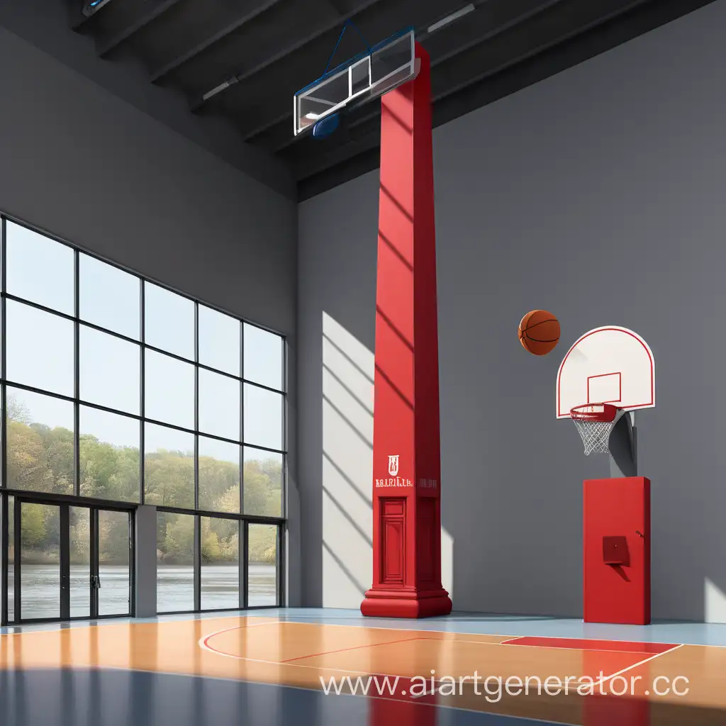 Riverside-Basketball-Hall-with-Red-Pillar-Hoop