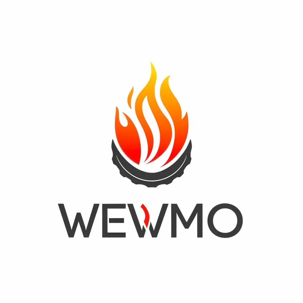 LOGO-Design-For-WEVMO-Dynamic-Flame-Encircled-with-Bold-Typography-for-the-Automotive-Industry