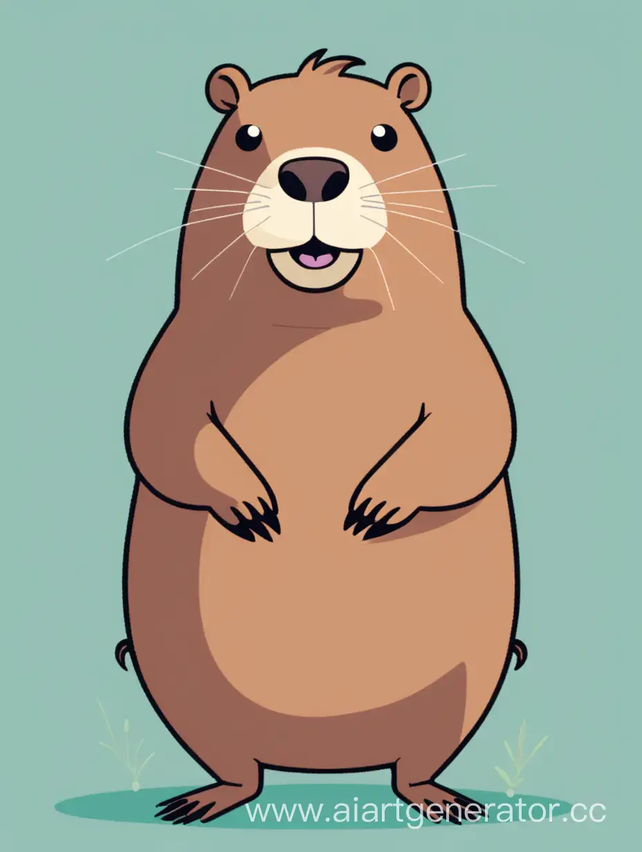 Whimsical-Adventure-Time-Style-Capybara-Illustration