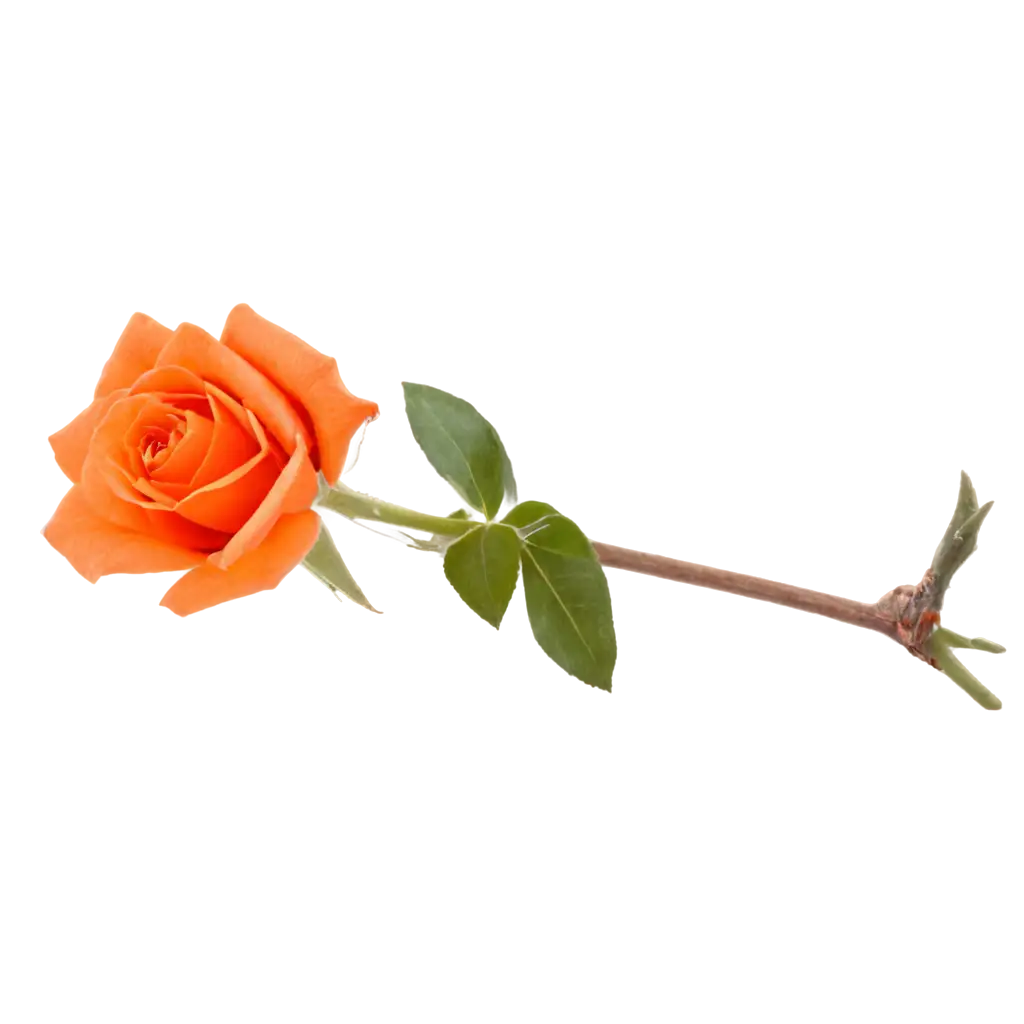 Exquisite-Orange-Rose-Flower-PNG-Captivating-Digital-Floral-Art