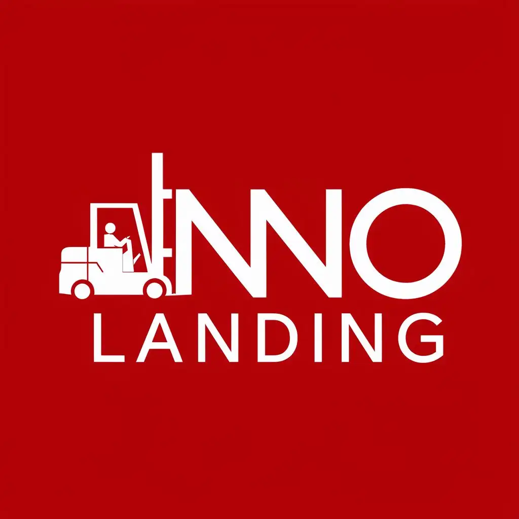 LOGO-Design-For-Inno-Landing-Industrial-Elegance-with-ForkliftInspired-Typography