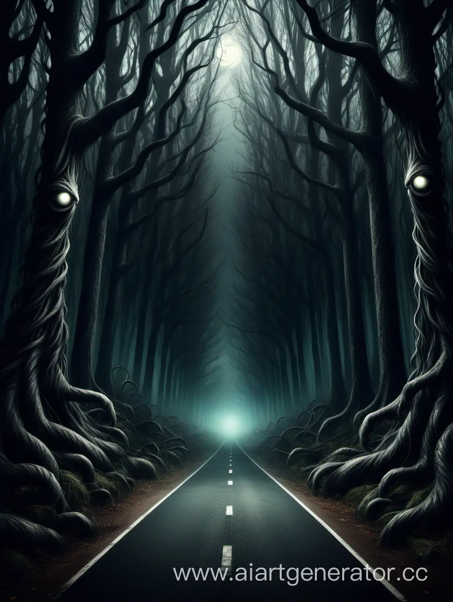 Mysterious-Dark-Forest-with-Glowing-Monster-Eyes