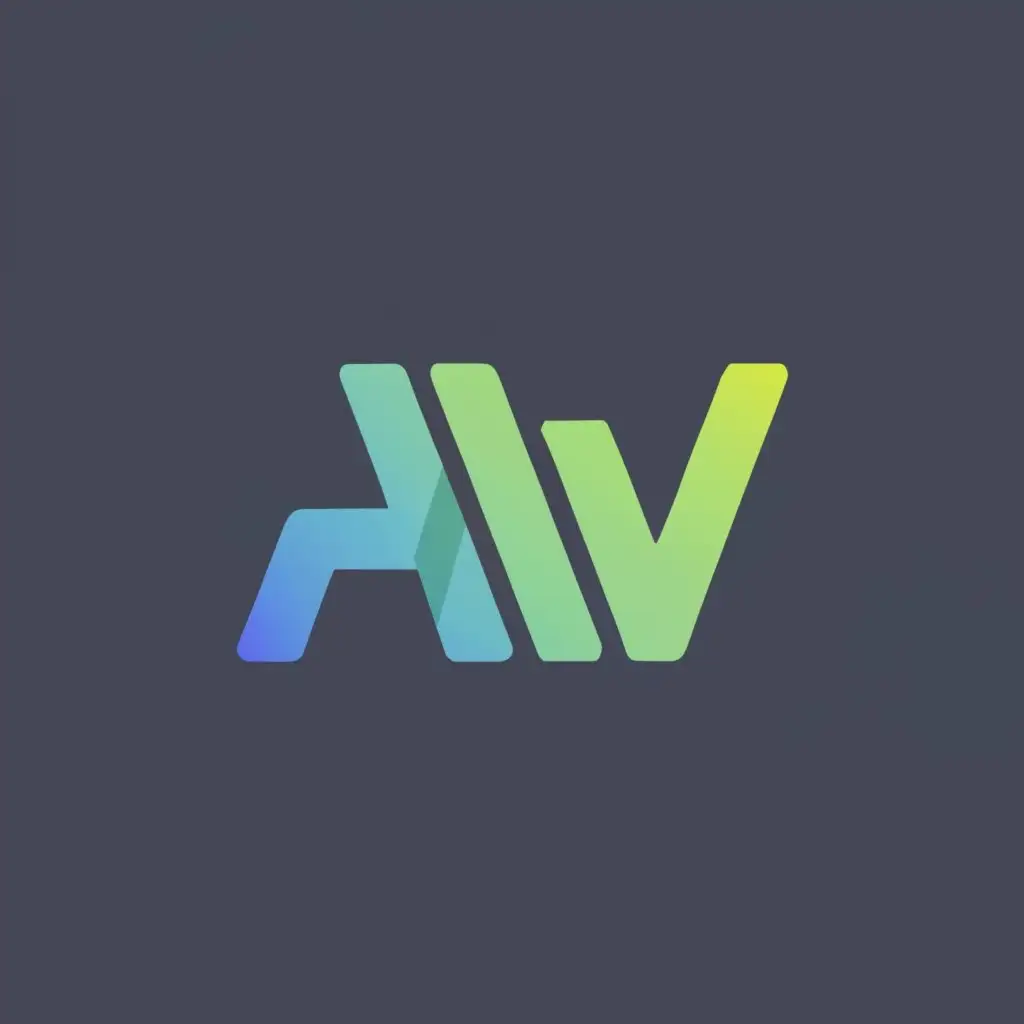 logo, Modern, with the text "AW", typography, be used in Technology industry