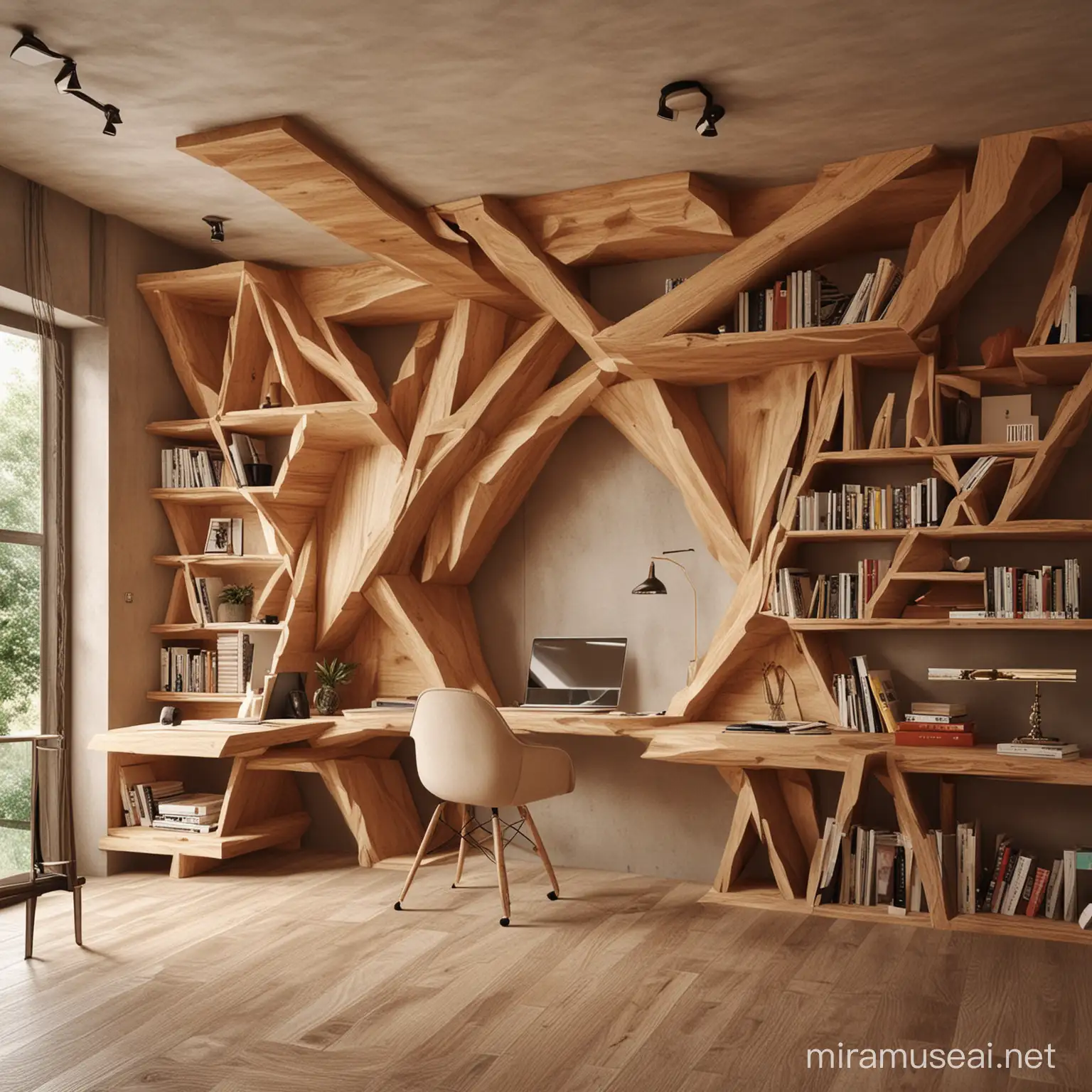 Handcrafted Wooden Furniture in Modern Interior Design