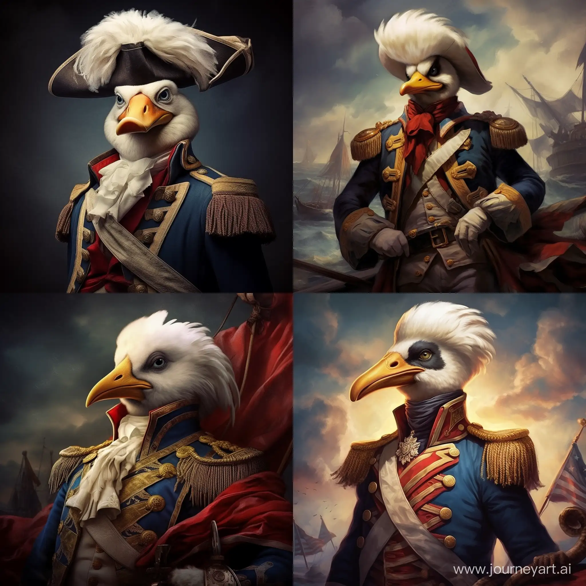 Donald-Duck-as-Napoleon-Emperors-War-Command