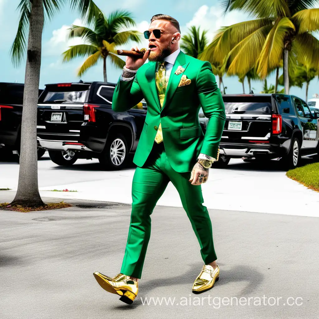 Conor-McGregor-Stylishly-Smoking-Cigar-in-Miami