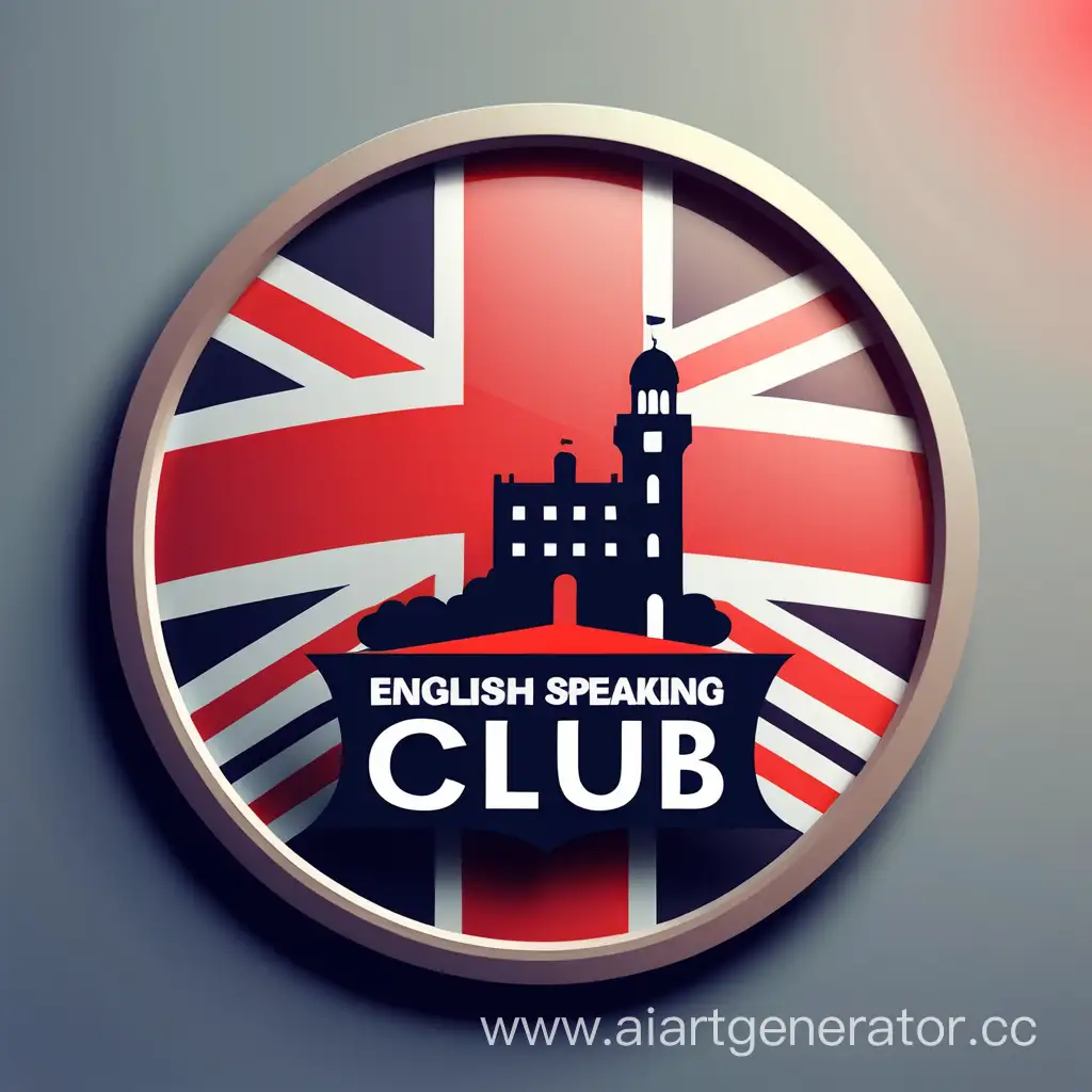 Vibrant-English-Speaking-Club-Logo-Design