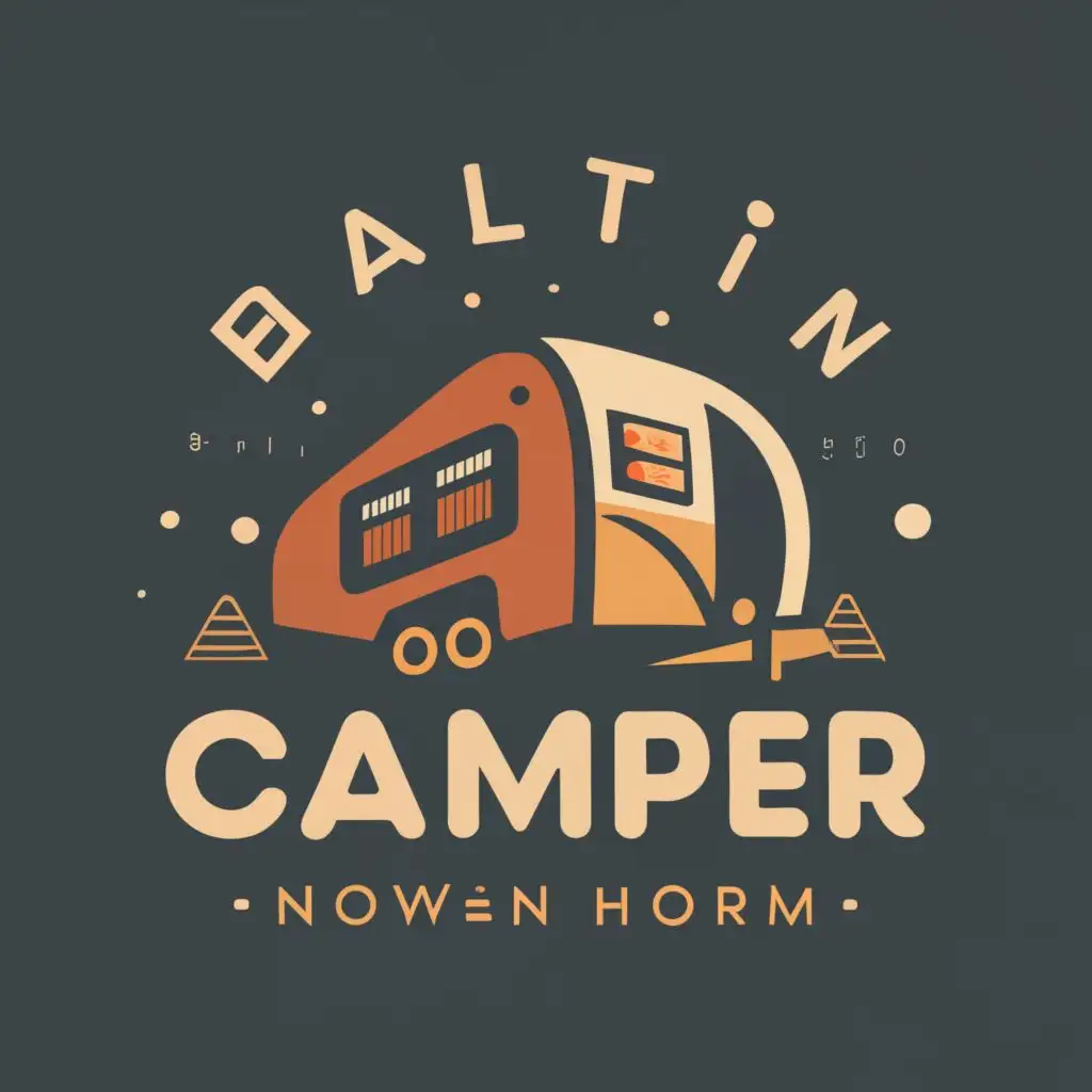 logo, Camper, with the text "Abstract logo black colour", typography