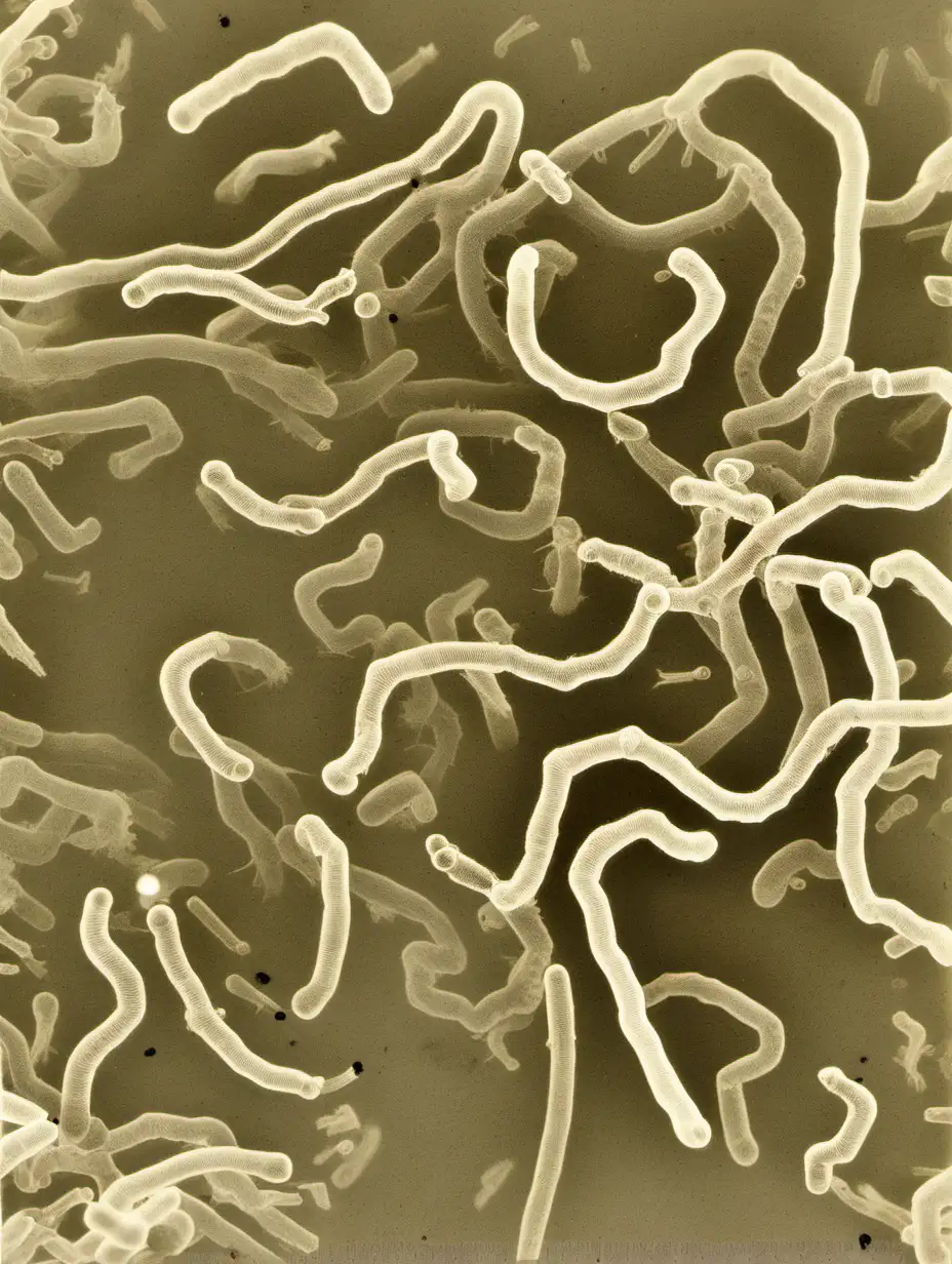 Microscopic Marvel Bacillus subtilis Bacterial Colony
