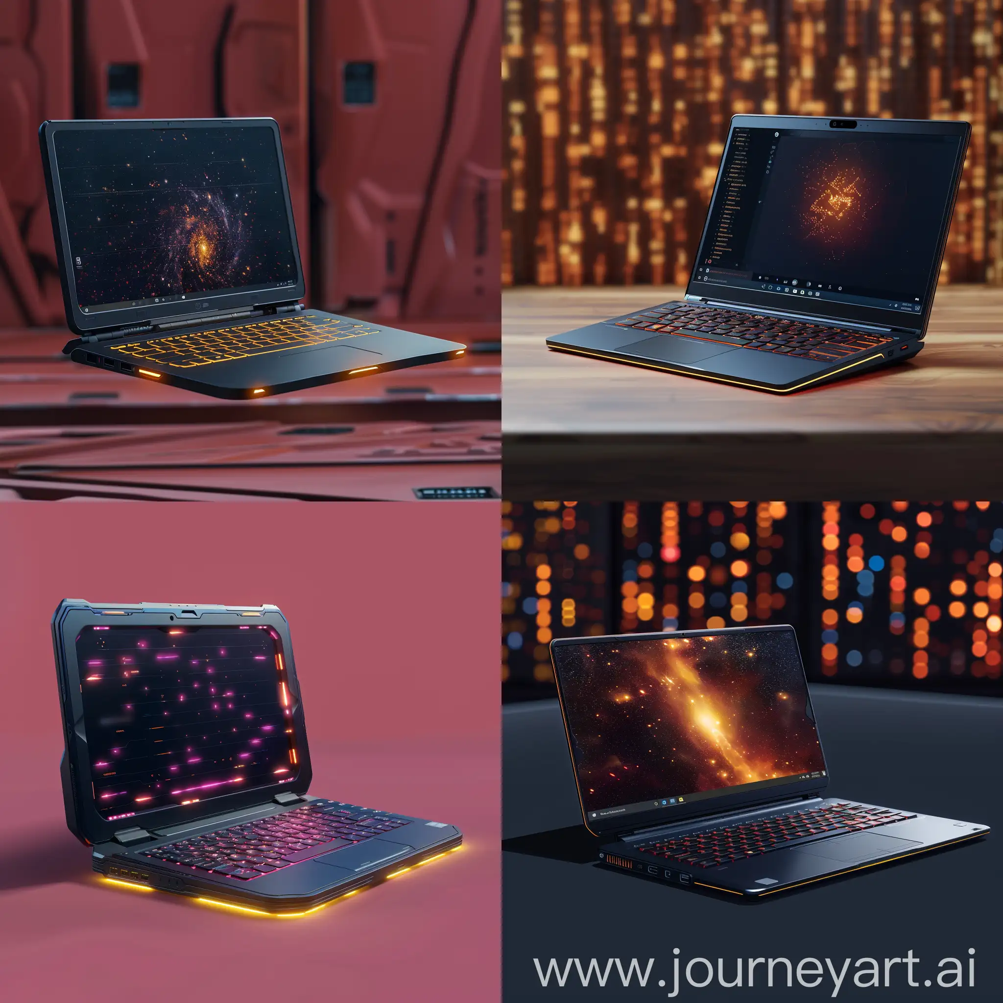Futuristic laptop https://media.wired.com/photos/64daad6b4a854832b16fd3bc/master/pass/How-to-Choose-a-Laptop-August-2023-Gear.jpg:: Holographic Display, AI Assistance, Flexible or Foldable Screen, Biometric Security, Wireless Charging, Augmented Reality Integration, Self-Healing Materials, Voice and Gesture Control, Ultra-Fast Connectivity, Modular Design, Ruggedized Exterior, Shockproof SSD, Reinforced Corners, Rubberized Bumpers, Rubberized Bumpers, Spill-Resistant Keyboard, Anti-Shock Mounts, Sealed Ports, Gorilla Glass Display, Drop Protection Technology, MIL-STD-810G Certification, Aerospace-Grade Materials, Reinforced Hinges, Impact-Resistant Display, Water-Resistant Seals, Vibration Dampening, Heat Dissipation System, Secure Locking Mechanisms, Tamper-Proof Design, Reinforced Cables, Impact-Resistant Bumpers, octane render --stylize 1000