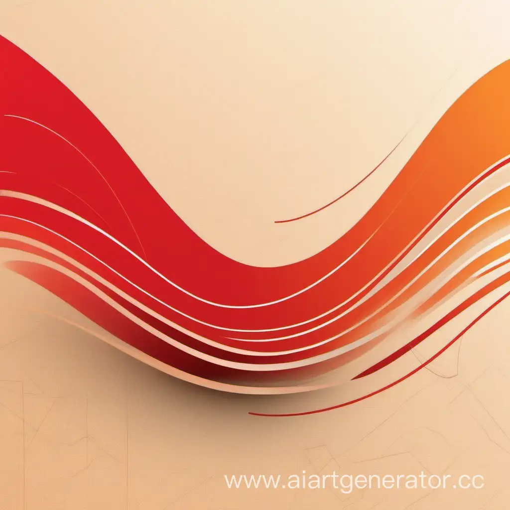 Create a background that adds pops of color and eye-catching red and orange elements, such as abstract shapes, lines, or backgrounds for text. Beige can be used to add neutrality and softness to the overall design. To add depth and dimension to the background, you can add textures, gradients or visual effects that will be interesting to combine with the chosen colors.