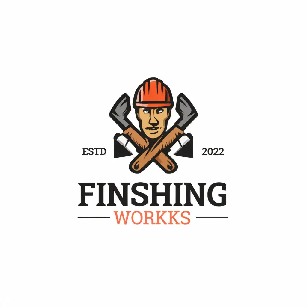 LOGO-Design-For-Finishing-Works-Professional-Worker-Symbol-on-a-Clear-Background