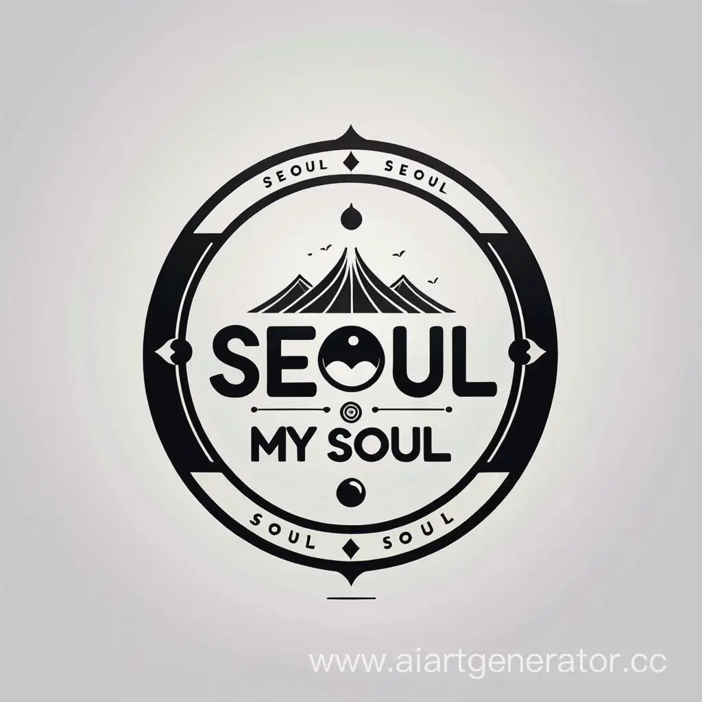 Сделай лого к фразе Seoul my soul