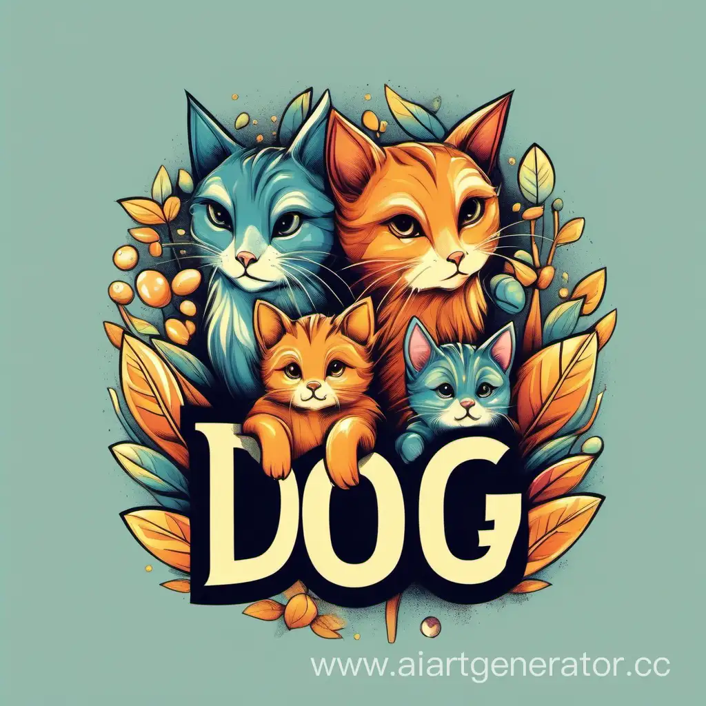 Adorable-Children-and-Playful-Pet-TShirt-Design