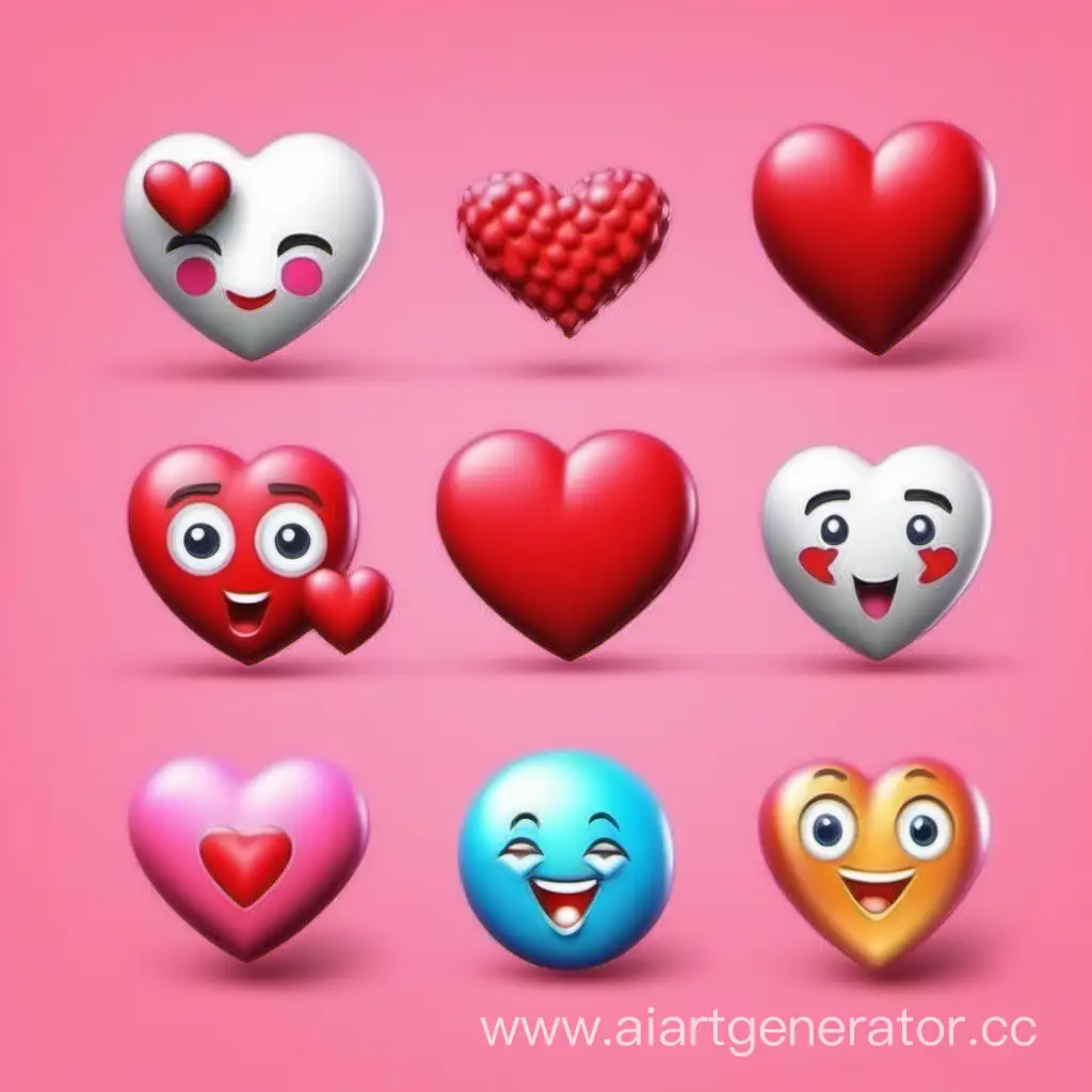 HeartShaped-3D-Icon-Illustrations-for-Valentines-Day-Emoji