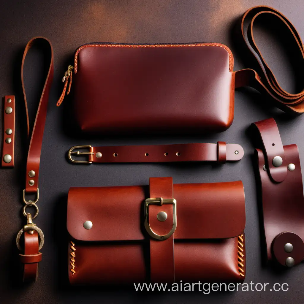 Artisanal-Handmade-Leather-Accessories-Showcase