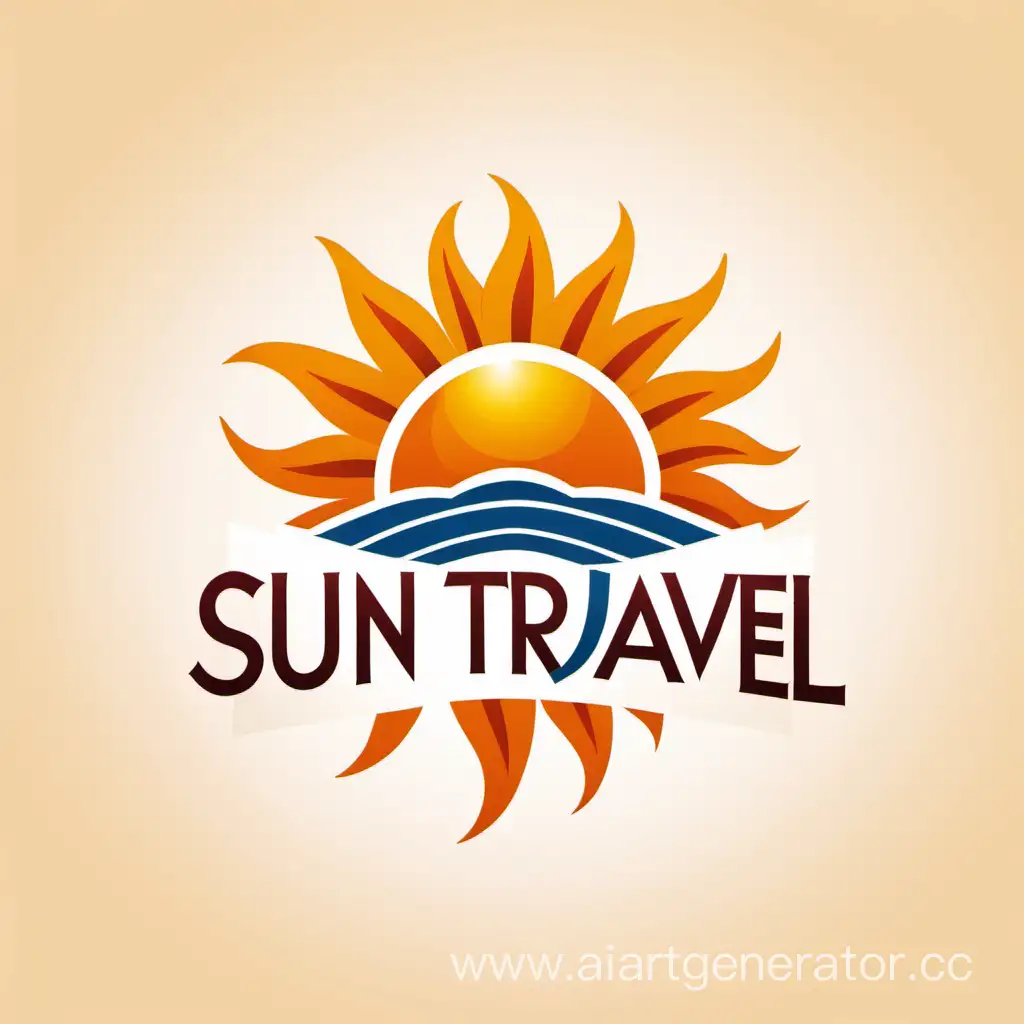 Логотип для тур фирмы Sun travel