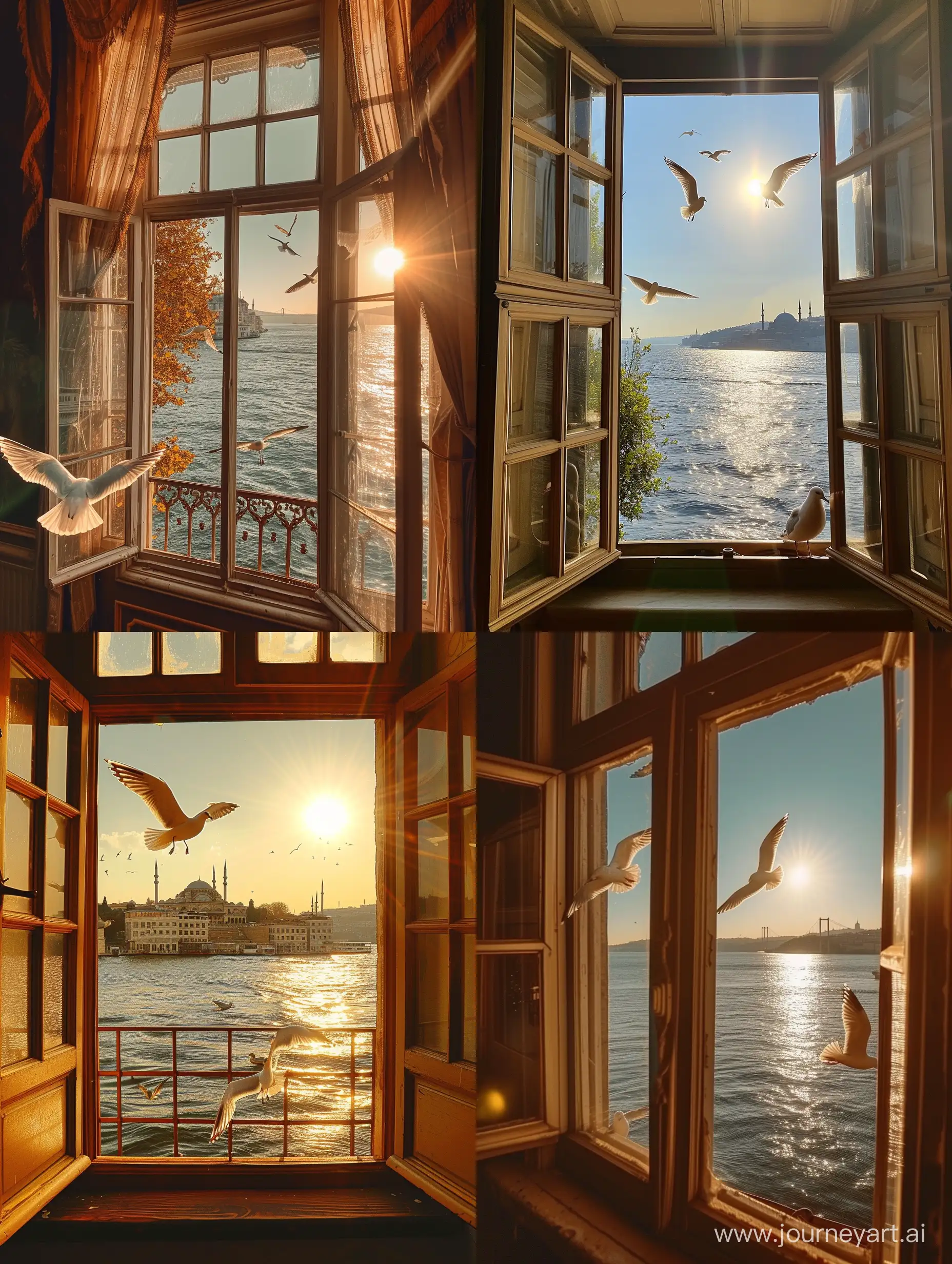Bosphorus-Mansion-with-Stunning-Sunlit-View-and-Seagulls