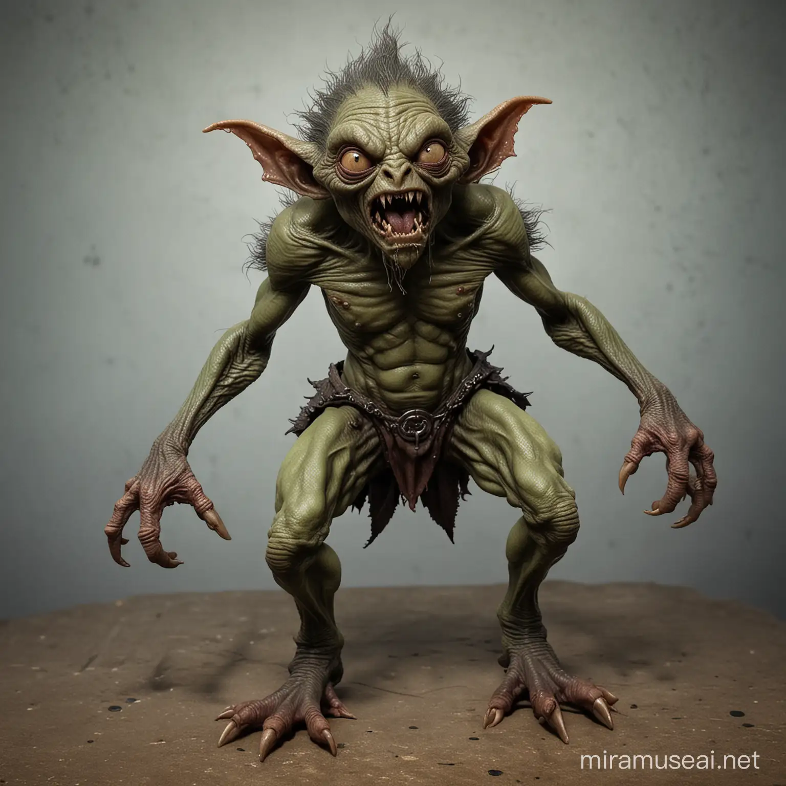 Disturbing Lovecraftian Crotch Goblin Emerges from Darkness