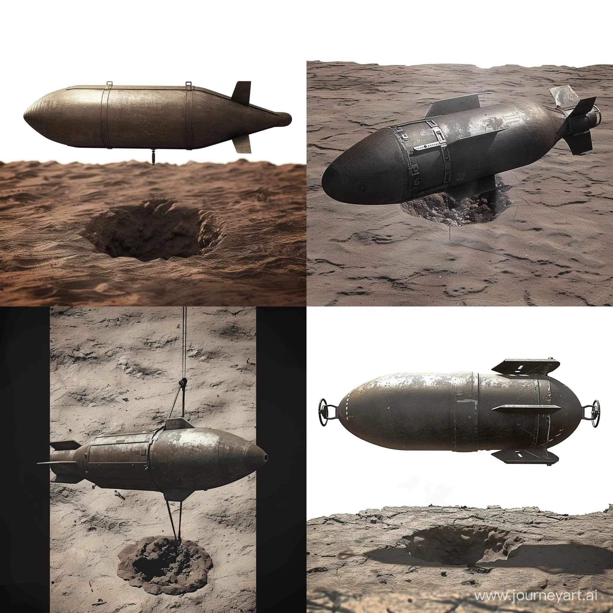 Unexploded-ANM56-Aerial-Bomb-Creates-Ground-Crater