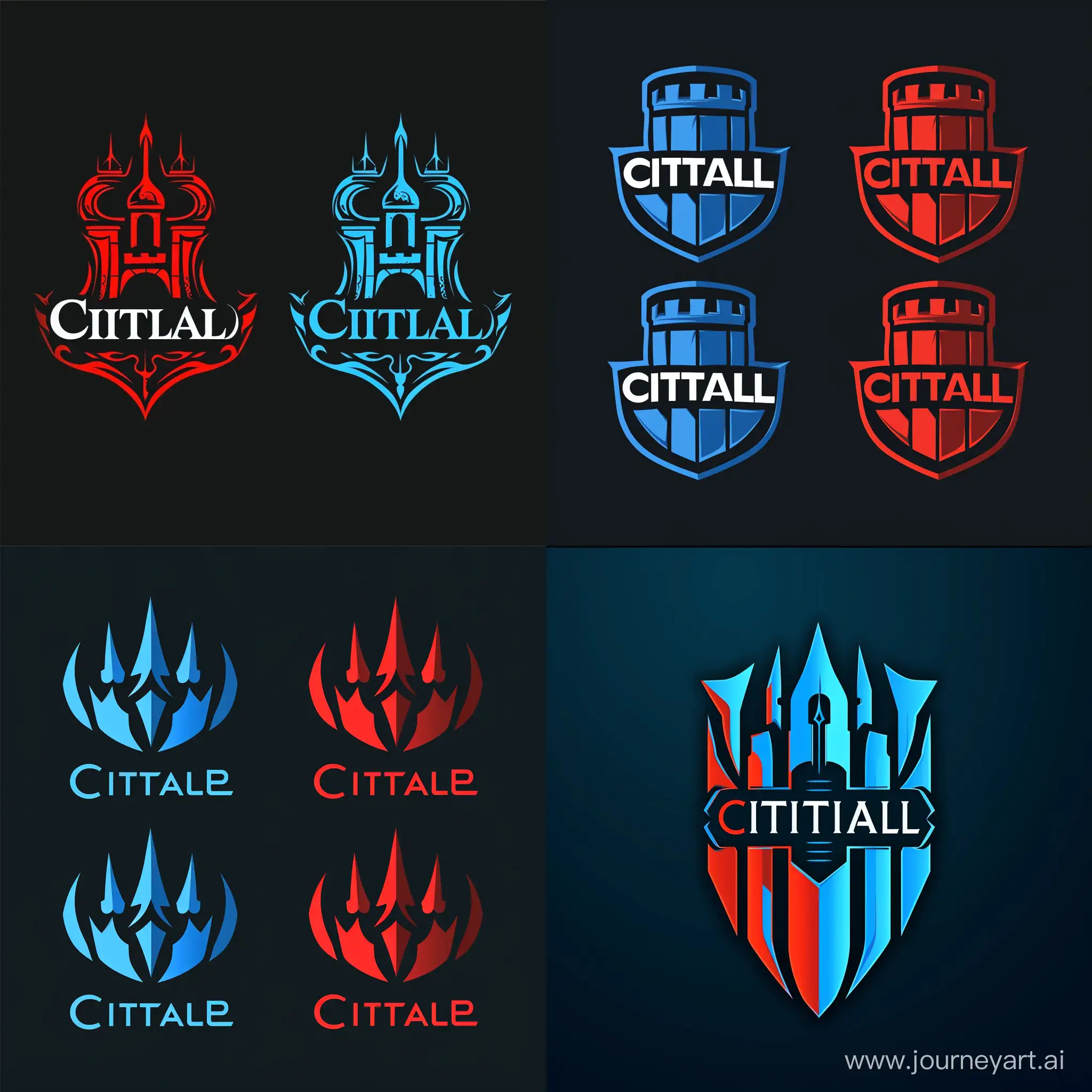 Citadel-Logo-Variants-Emblem-Designs-for-Information-Protection