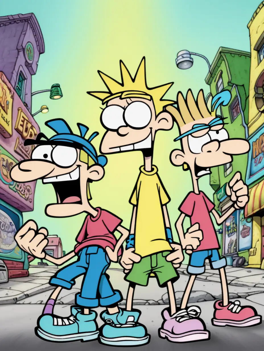 Edd ed eddy theme art background 