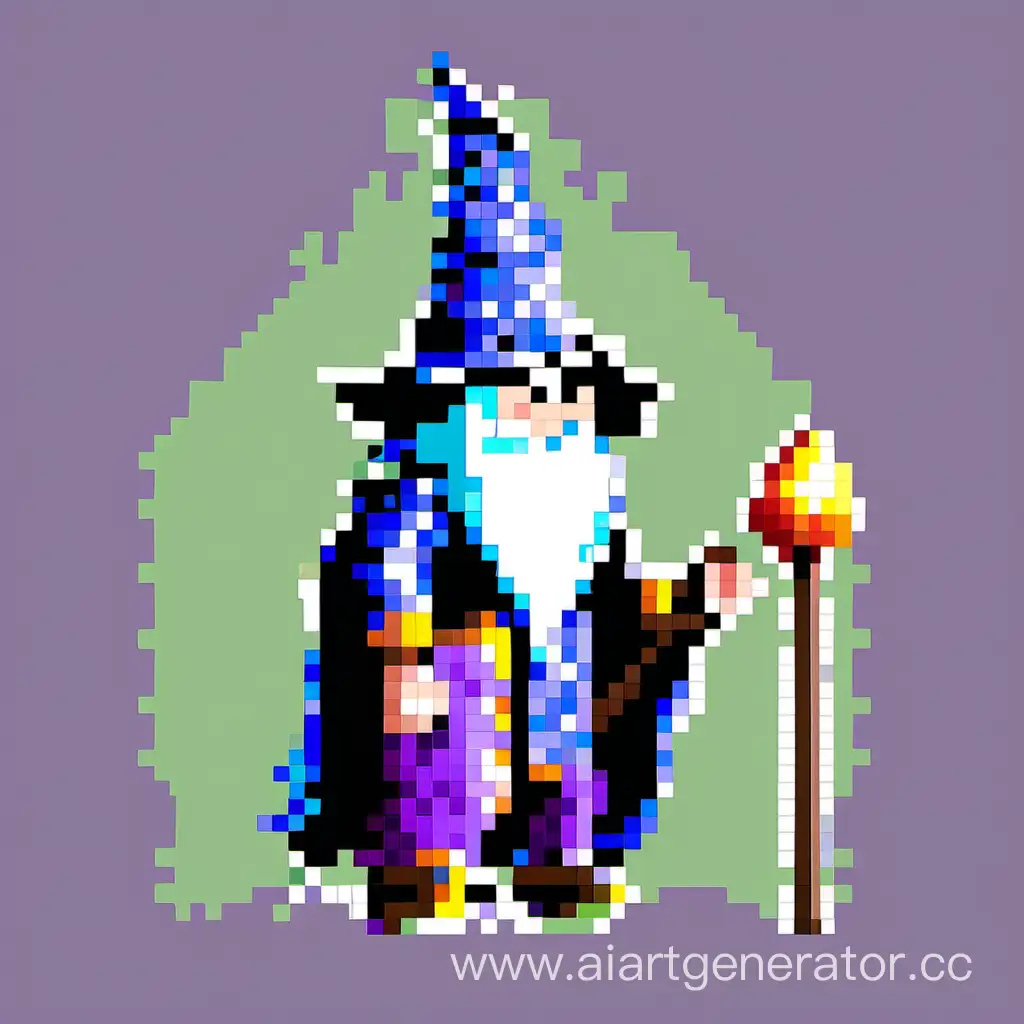 Pixel-Art-Mysterious-Wizard-Gazing-Sideways