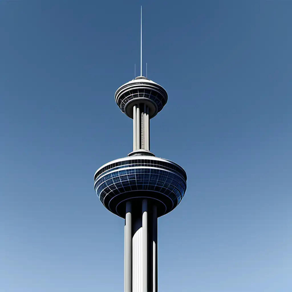 center skylon tower, without background 