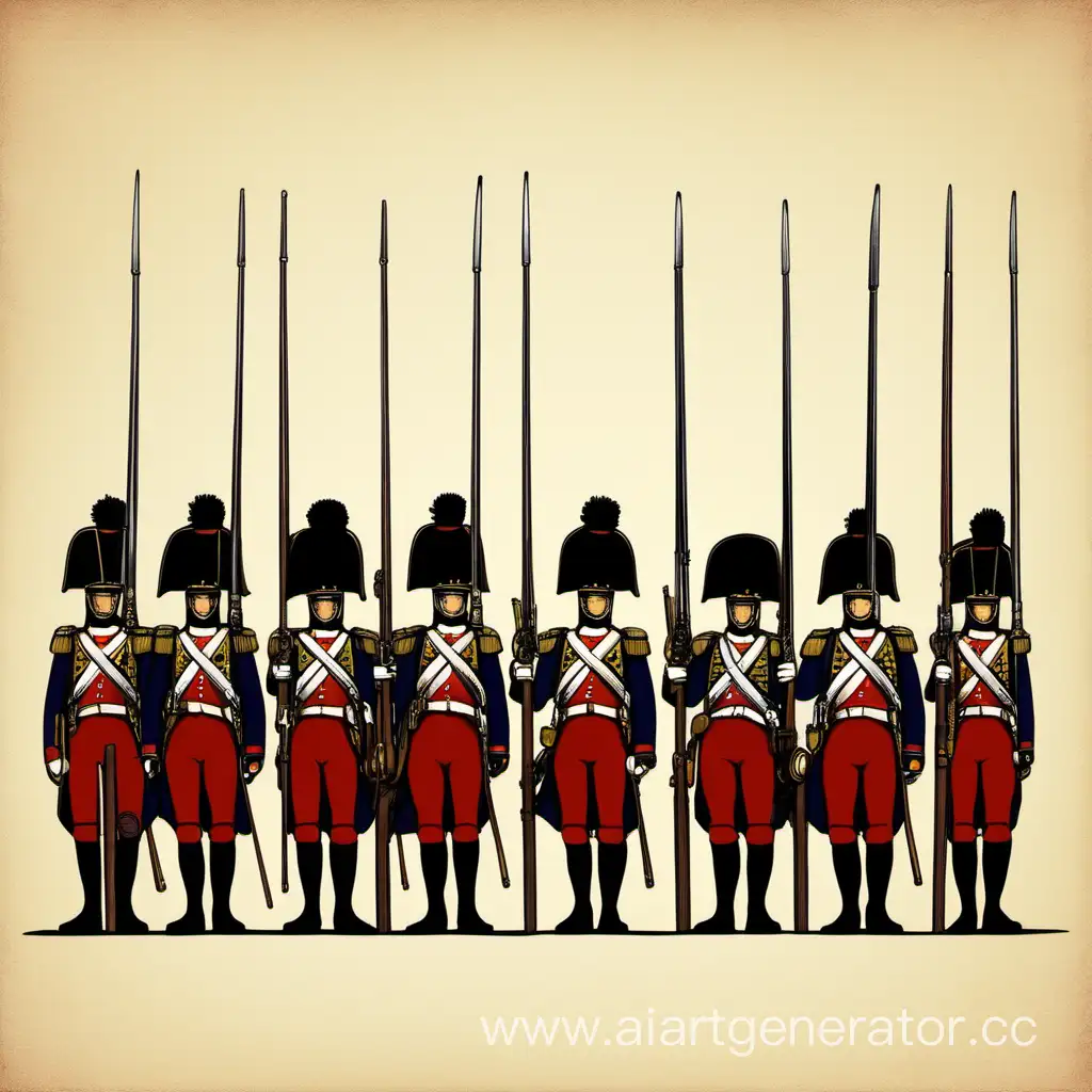 Minimalist-Drawing-of-the-1812-Imperial-Army