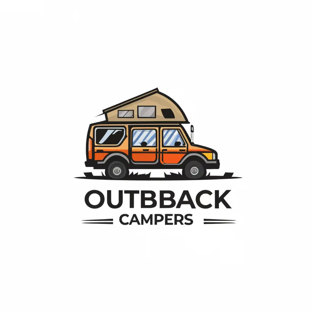 LOGO-Design-for-Outback-Adventure-Campers-Memorable-Wordmark-with-Adventure-and-Exploration-Theme