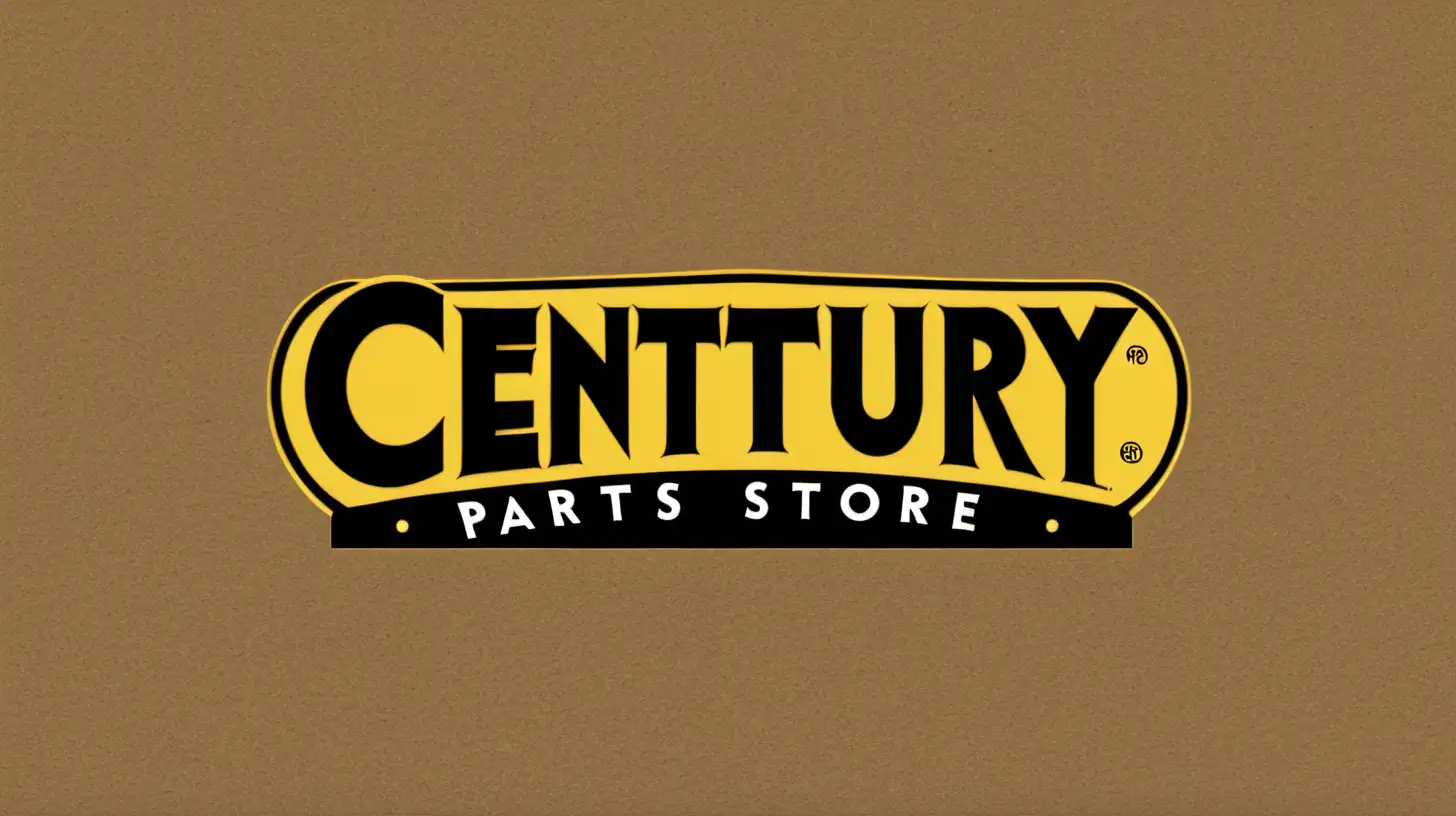 Vintage Century Parts Store Logo Design