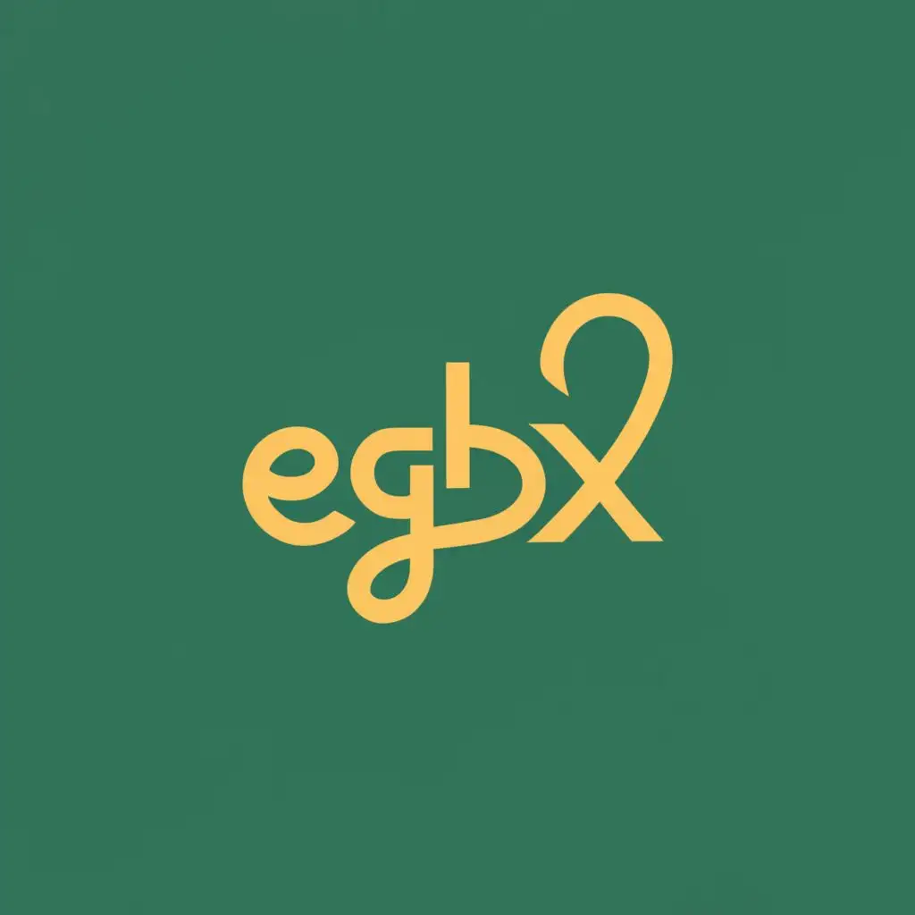 logo, EGYBX, with the text "EGYBX", typography, be used in Technology industry