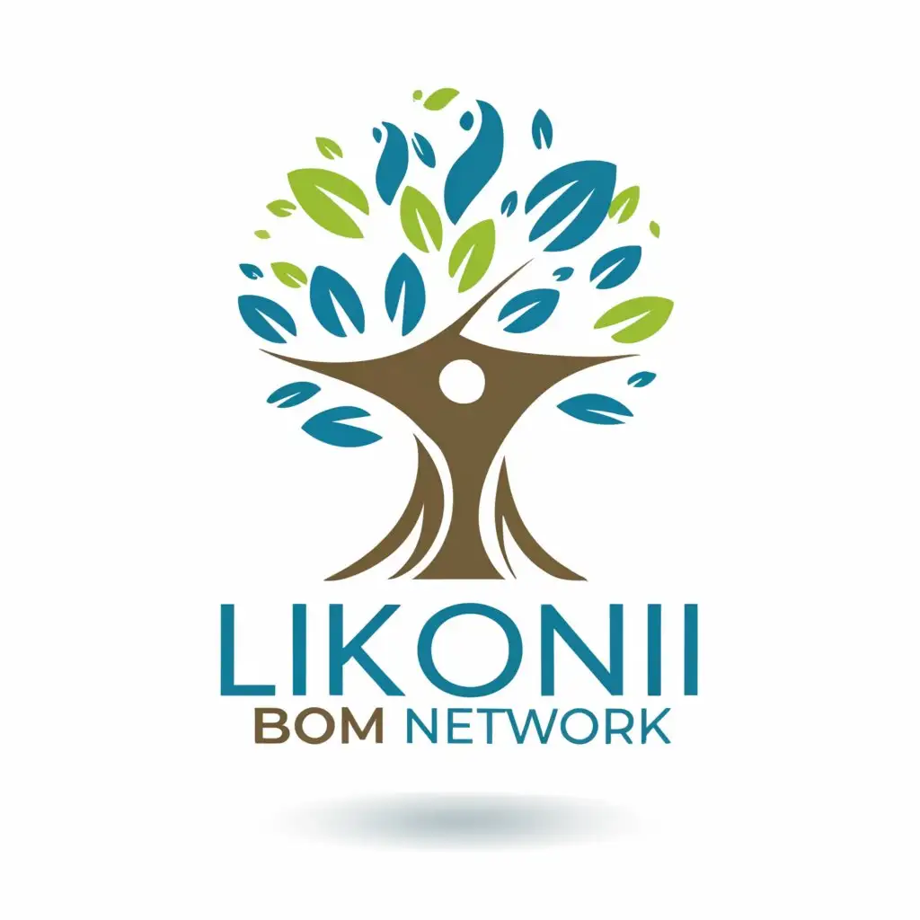 a logo design,with the text "Likoni BOM Network", main symbol:Unity of purpose,Moderate,be used in Education industry,clear background