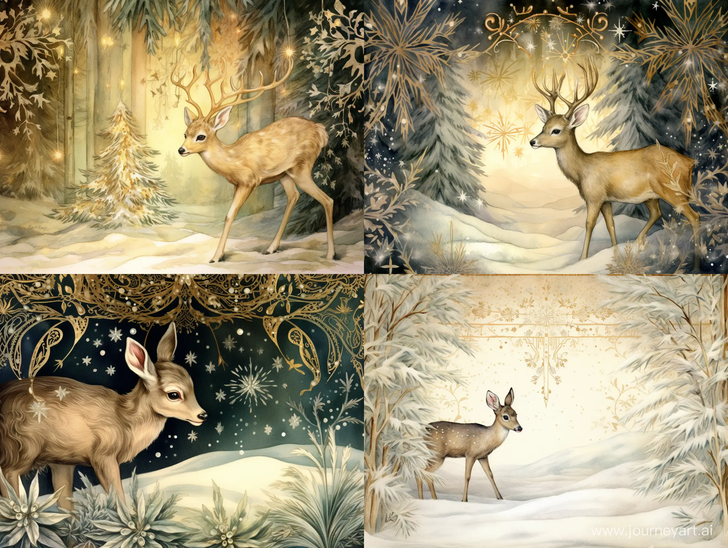 Fawn-Peekaboo-in-Snowdrift-Detailed-Fur-Rendering-and-Magical-Winter-Sparkles