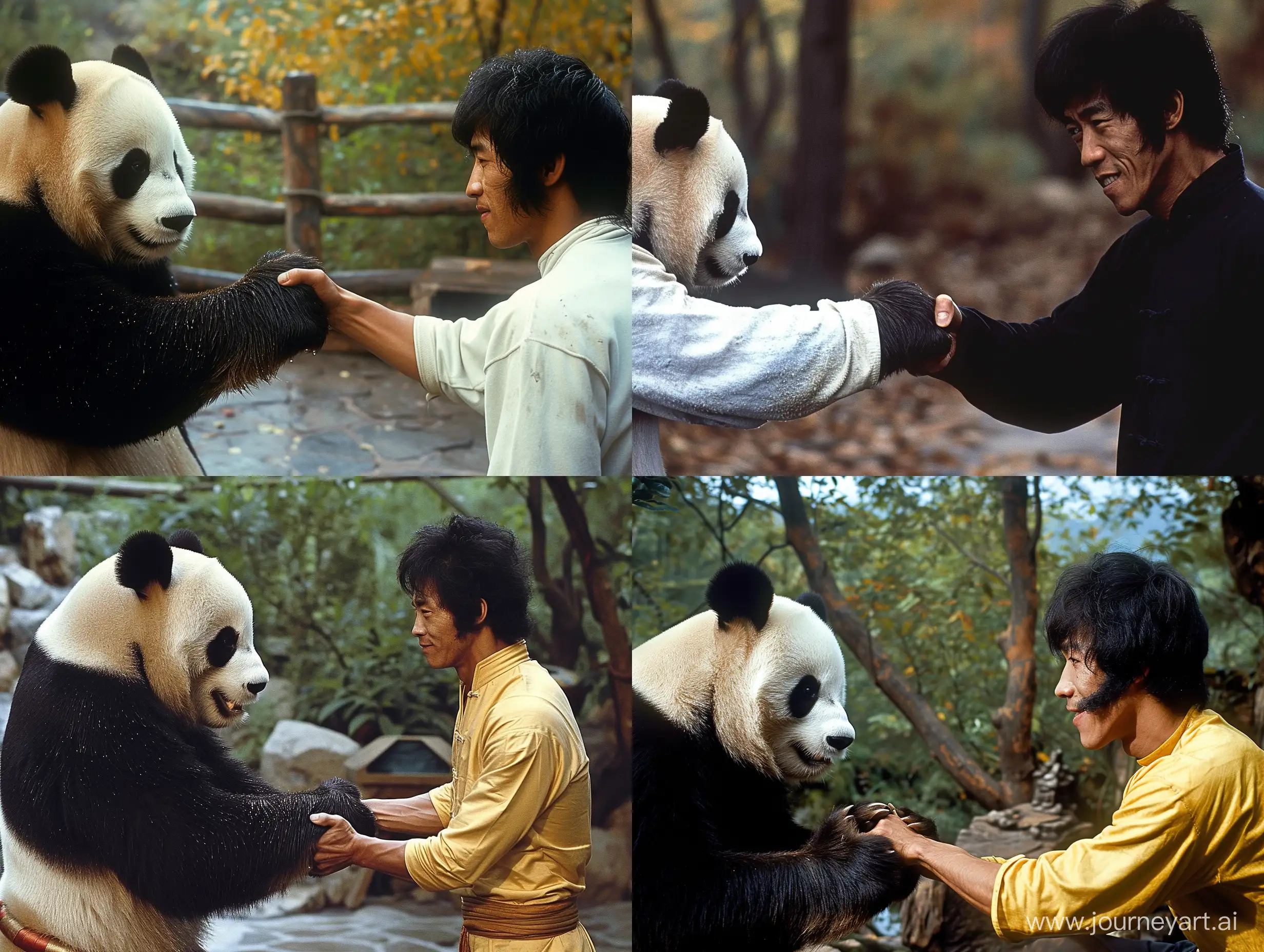 Legendary-Panda-Kung-Fu-Po-and-Bruce-Lee-Shake-Hands-in-Epic-Martial-Arts-Encounter