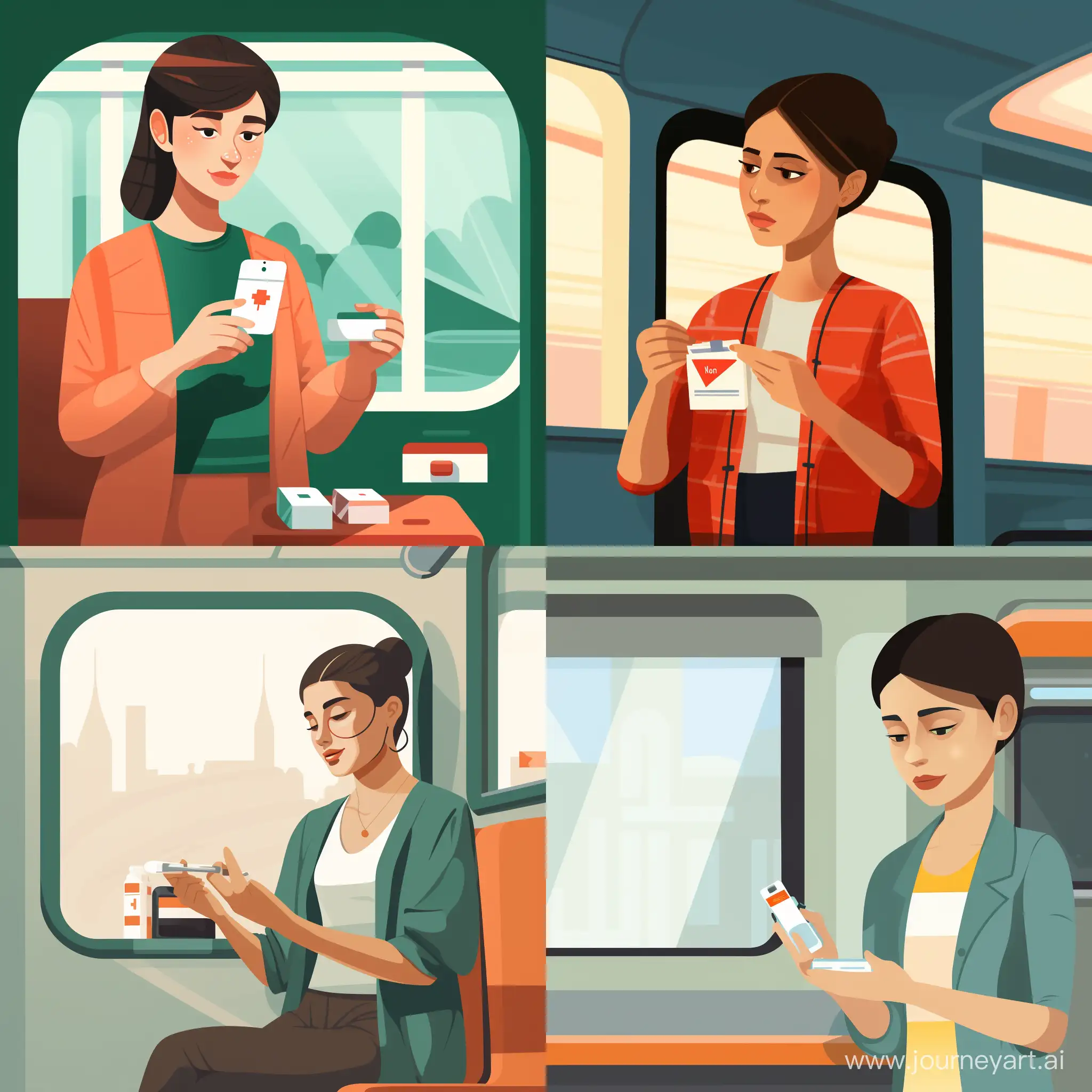 Smart-Traveler-Charging-Phone-with-Intelligent-Medicine-Box-on-Train