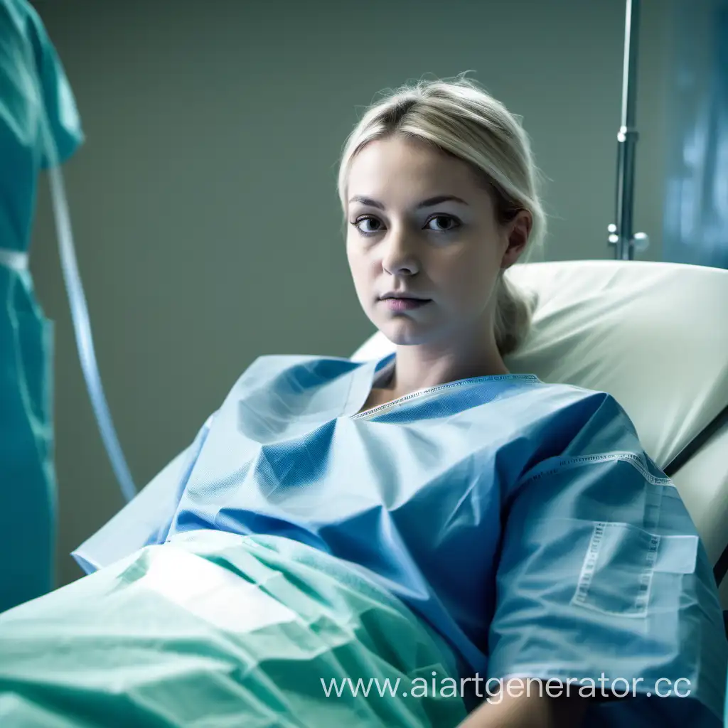 Patient-Woman-in-Surgery-Preparation-Room