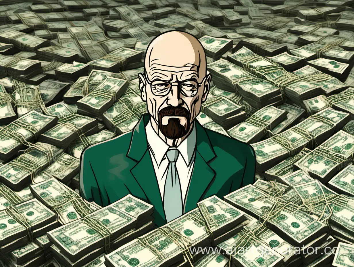 Walter-White-Surrounded-by-Wealth