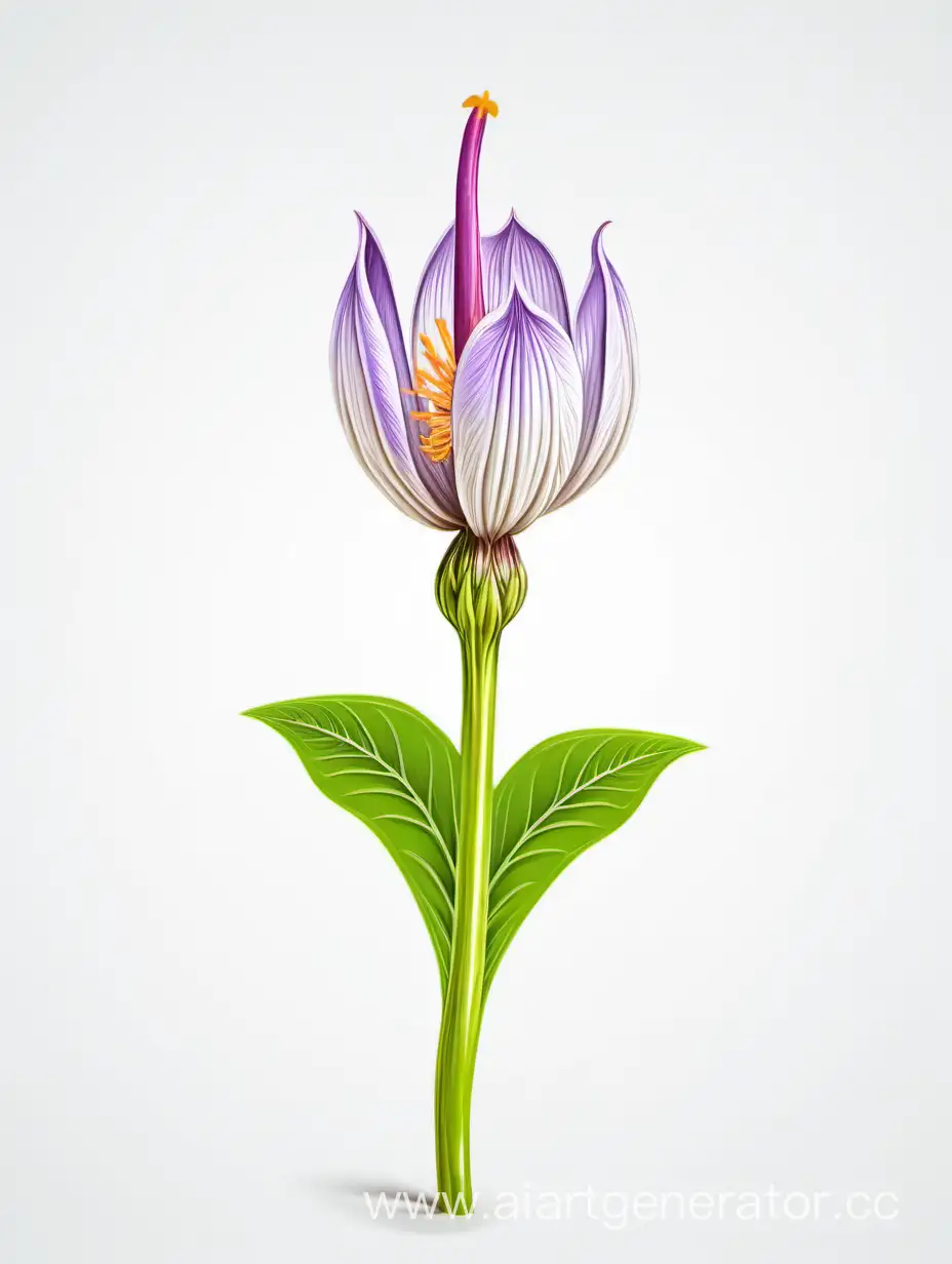 Amarnath-Flower-Blossoming-on-White-Background