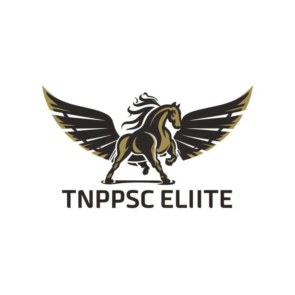 LOGO-Design-for-TNPSC-Elite-Winged-Horse-Motif-with-Gold-Accents-on-a-Clear-Background