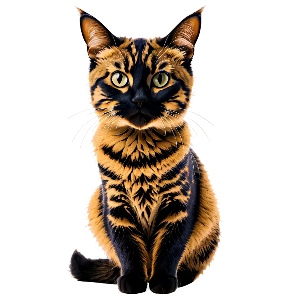 Exquisite-PNG-Artwork-Featuring-a-Majestic-Cat-Enhance-Your-Content-with-HighQuality-Images